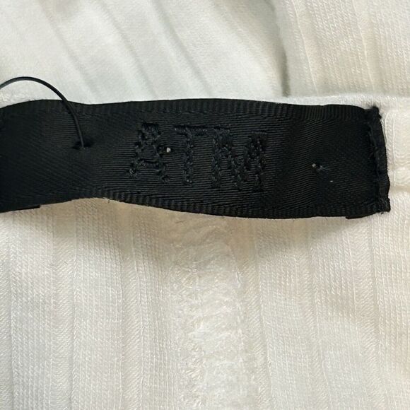 ATM ANTHONY THOMAS MELILLO Micro Modal Crossback Bodysuit Size XS White - Picture 8 of 9